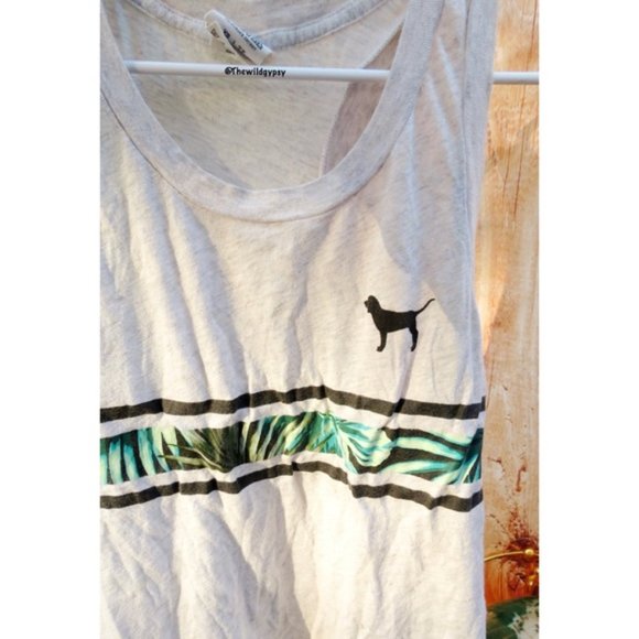 Victoria’s Secret PINK fern print tank top 🌿 - Picture 3 of 5